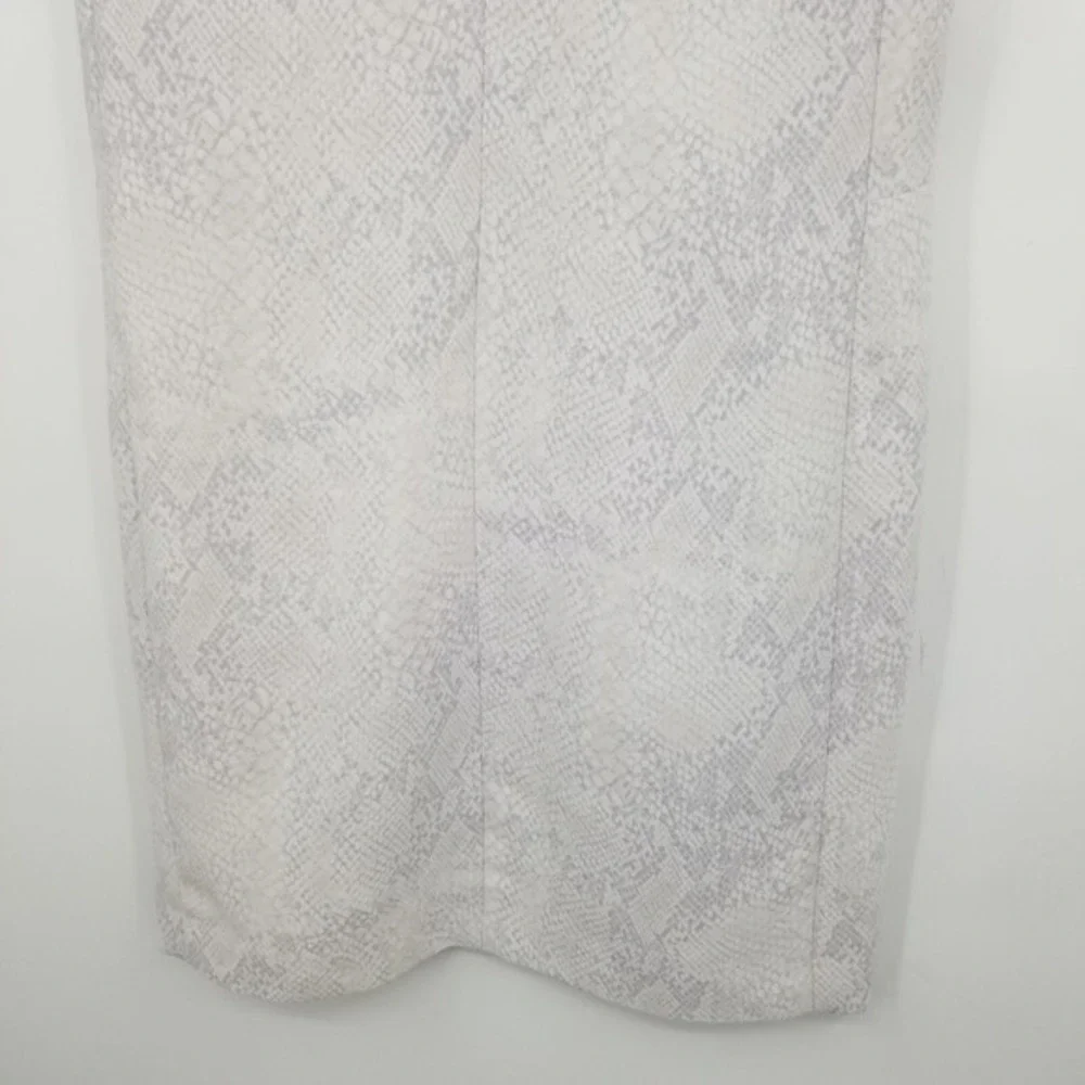 Aritzia Babaton Patricio Snake Print Shift Dress Size 4 Neutral Quiet Luxury Y2K